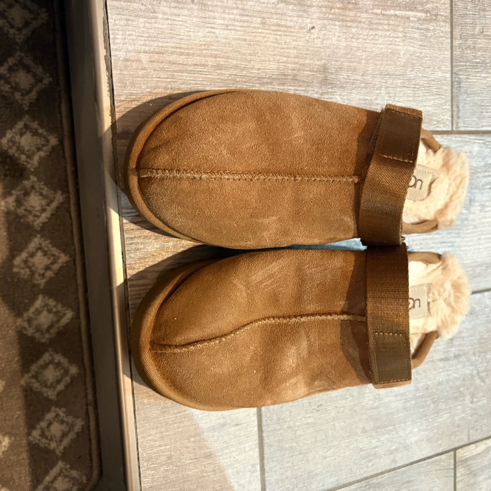 UGG Brown Suede Women's Slippers